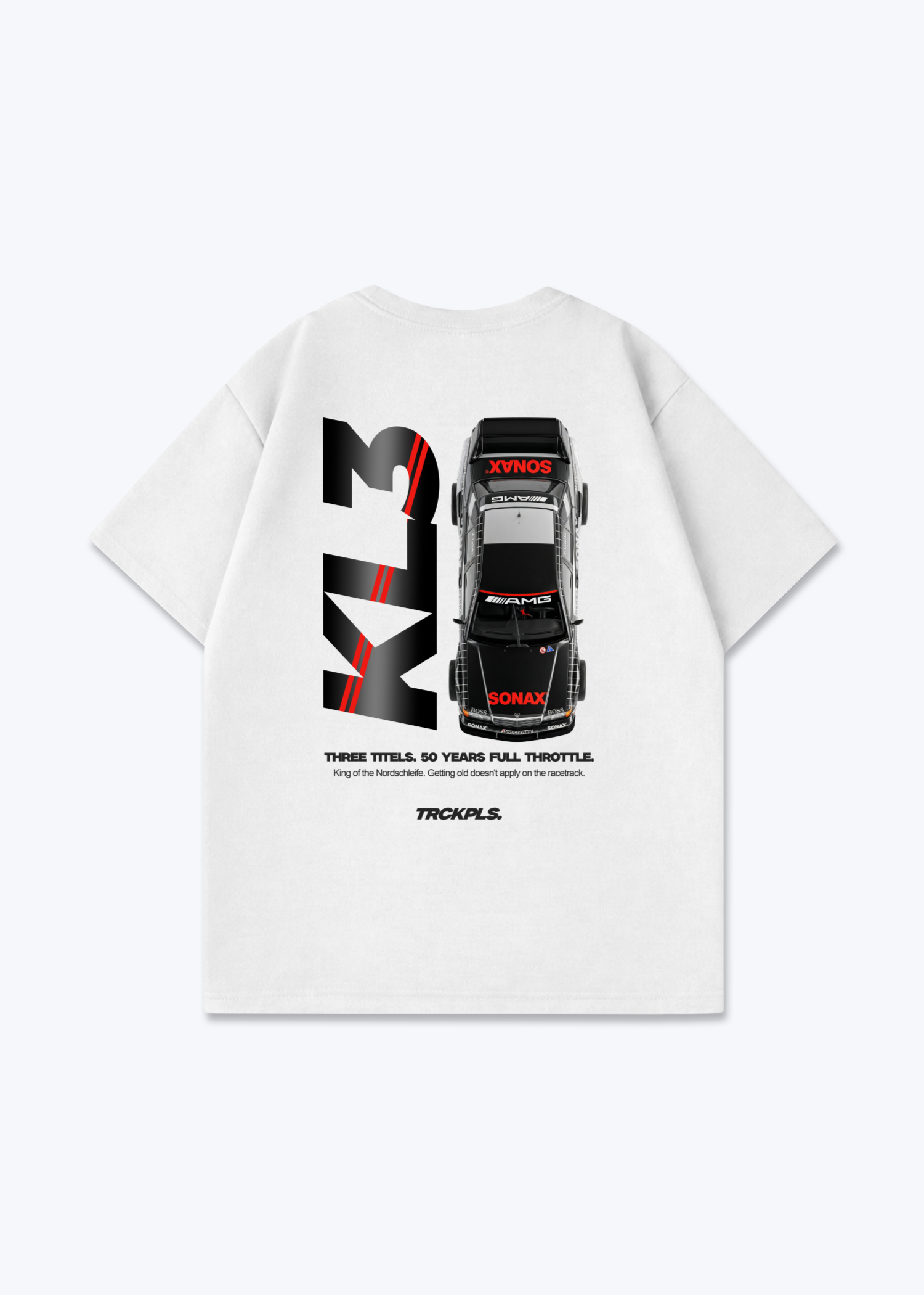 KL3 DTM Oversized Shirt - White Back (Designed)