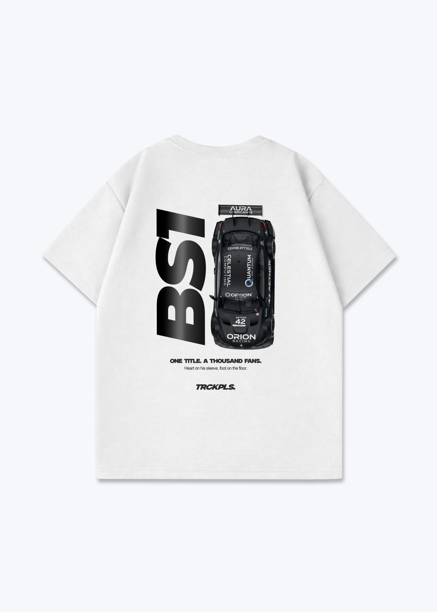 BS1 DTM Oversized Shirt - White Back (Designed)