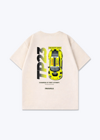TP23 DTM Oversized Shirt - Beige Back (Designed)