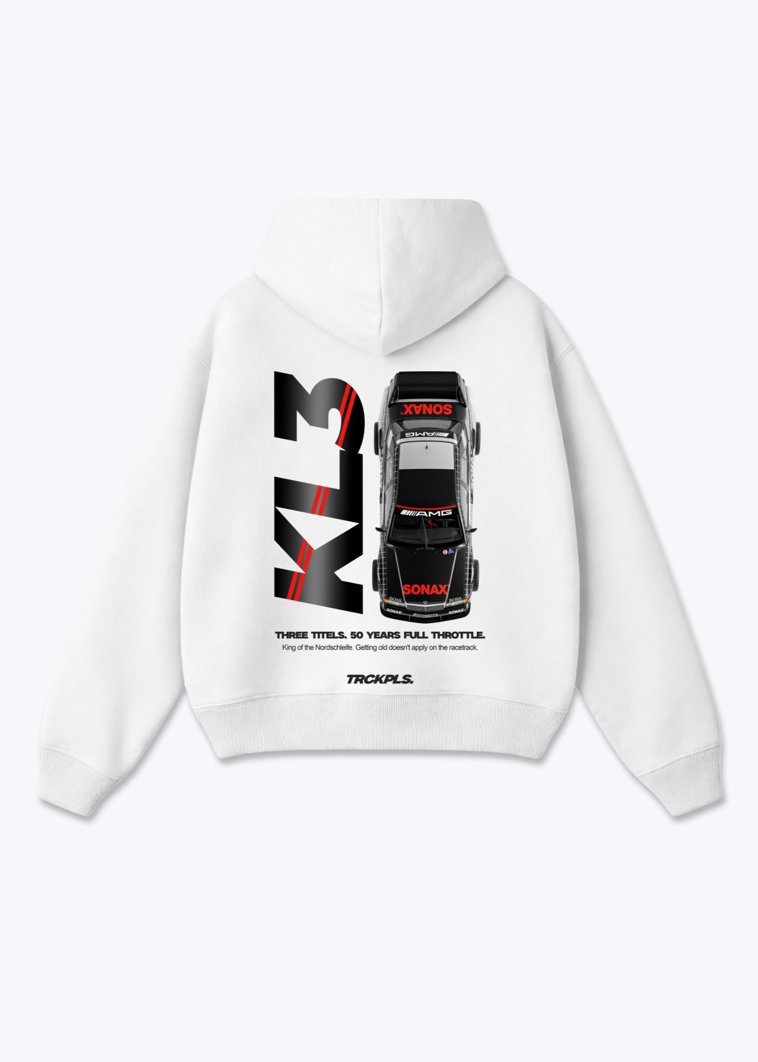 KL3 Oversized Hoodie - White Back (Designed)