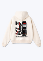 KL3 Oversized Hoodie - Beige Back (Designed)