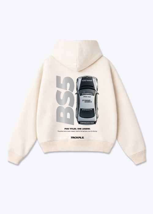 BS5 DTM Oversized Hoodie - Beige Back (Designed)