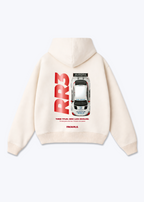 RR3 DTM Oversized Hoodie - Beige Back (Designed)