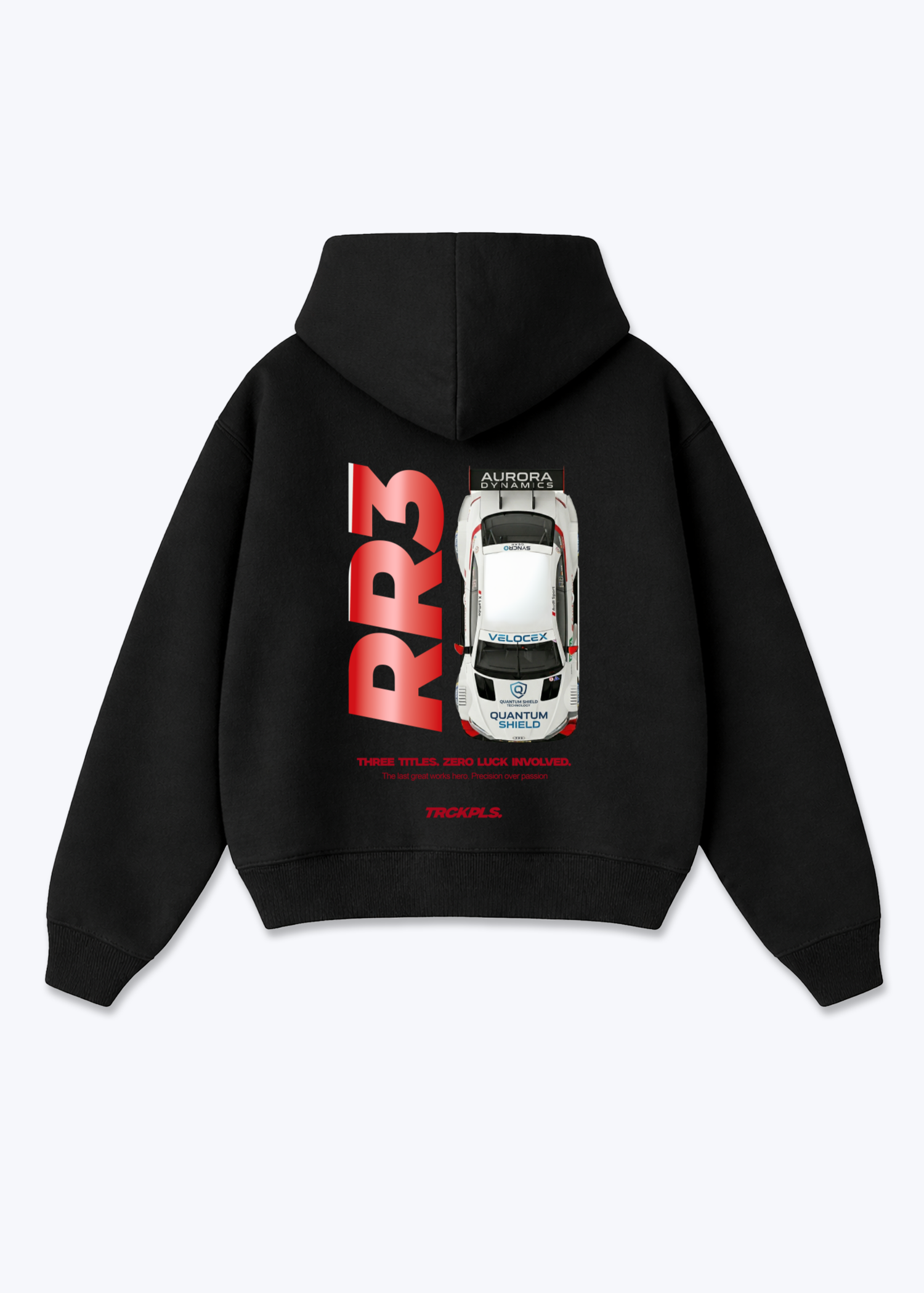 RR3 DTM Oversized Hoodie - Black Back (Designed)