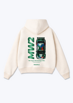 MW2 DTM Oversized Hoodie - Beige Back (Designed)