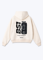 BS1 DTM Oversized Hoodie - Beige Back (Designed)
