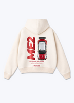 ME2 DTM Oversized Hoodie - Beige Back (Designed)