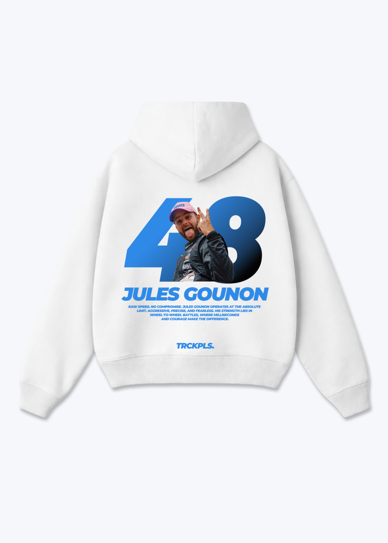 Jules Gounon Oversized Hoodie - White Back (Designed)