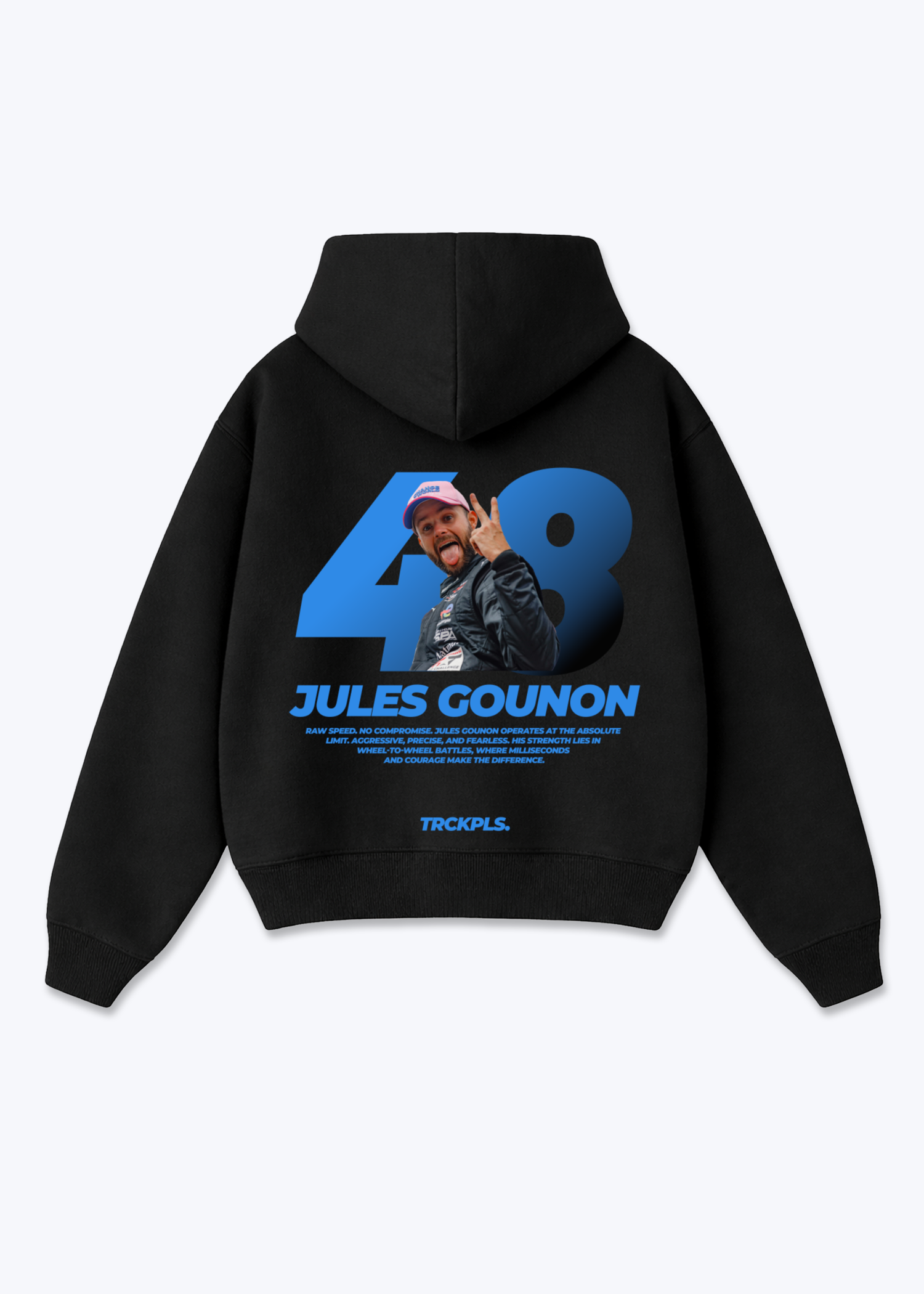 Jules Gounon Oversized Hoodie - Black Back (Designed)