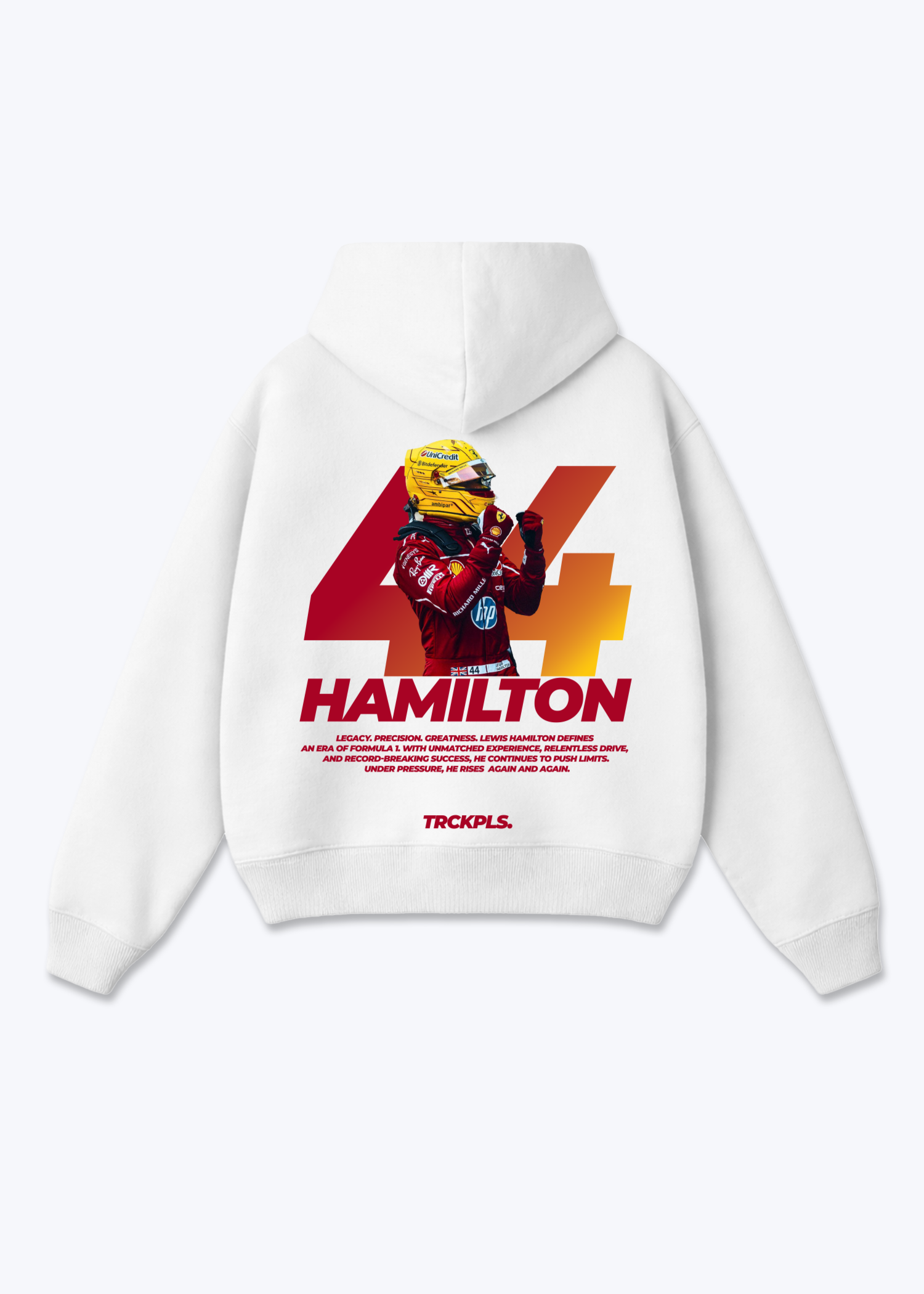 Hamilton 44 Oversized Hoodie - White Back (Designed)