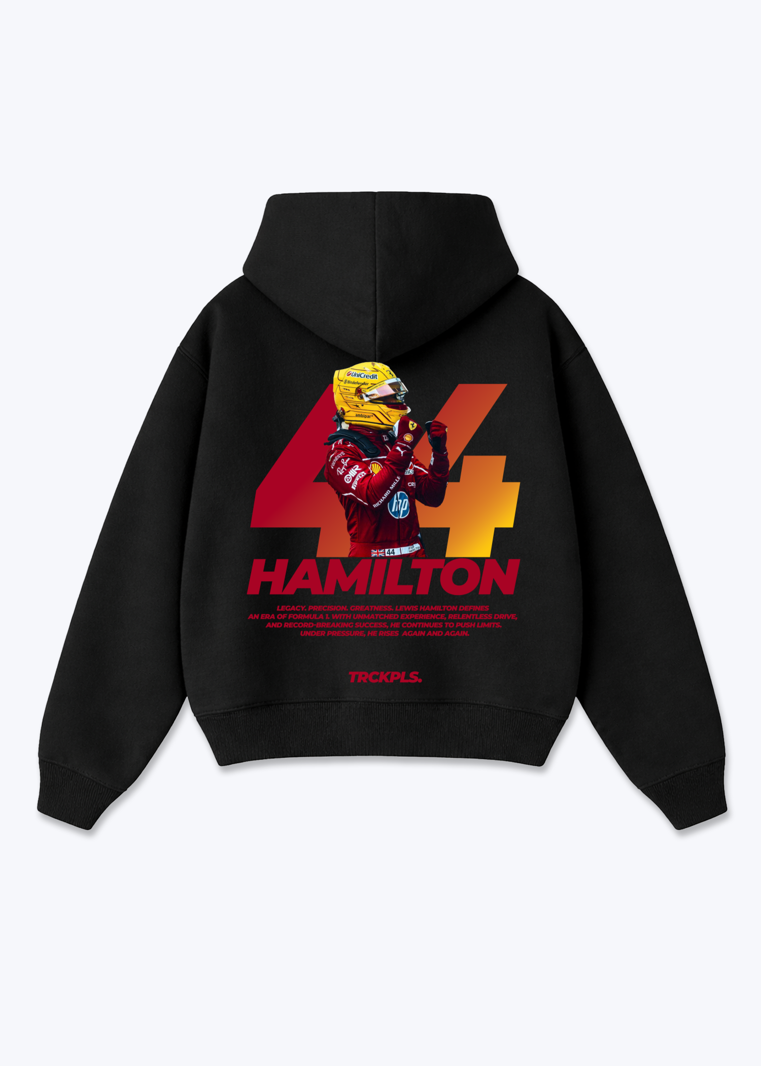 Hamilton 44 Oversized Hoodie - Black Back (Designed)