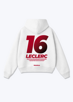 Leclerc 16 Oversized Hoodie - White Back (Designed)