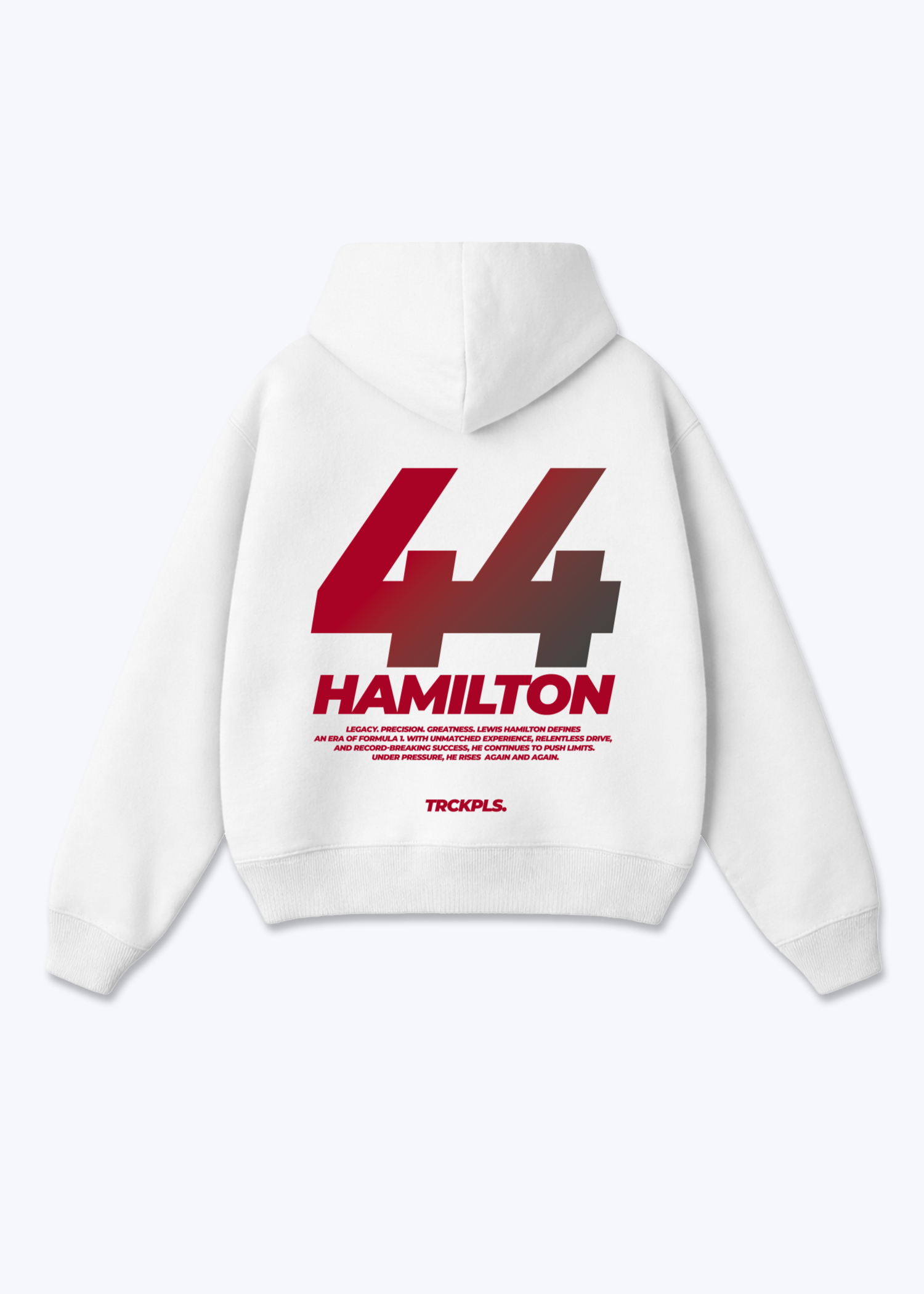 44 Hamilton Oversized Hoodie - White Back (Designed)