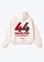 44 Hamilton Oversized Hoodie - Beige Back (Designed)