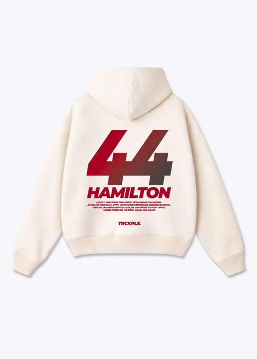 44 Hamilton Oversized Hoodie - Beige Back (Designed)