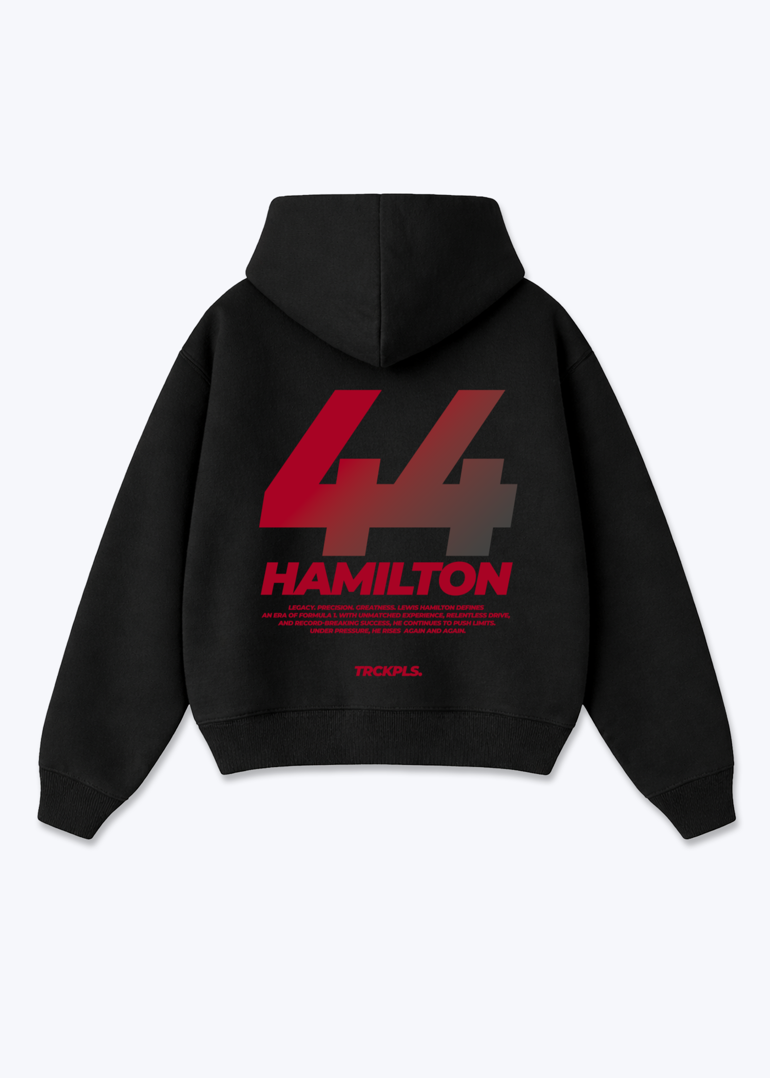44 Hamilton Oversized Hoodie - Black Back (Designed)