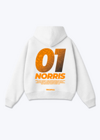 Norris 01 Oversized Hoodie - White Back (Designed)