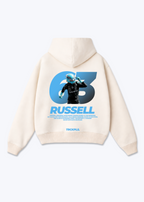 Russell 63 Oversized Hoodie - Beige Back (Designed)