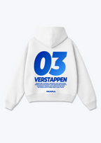 Verstappen Oversized Hoodie - White Back (Designed)