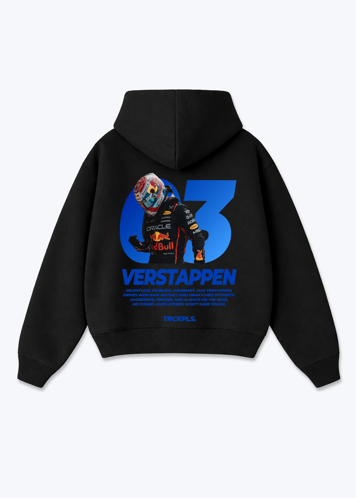 Verstappen Oversized Hoodie - Black Back (Designed)