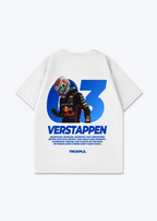 Verstappen Oversized Shirt - White Back (Designed)