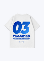 Verstappen Oversized Shirt - White Back (Designed)