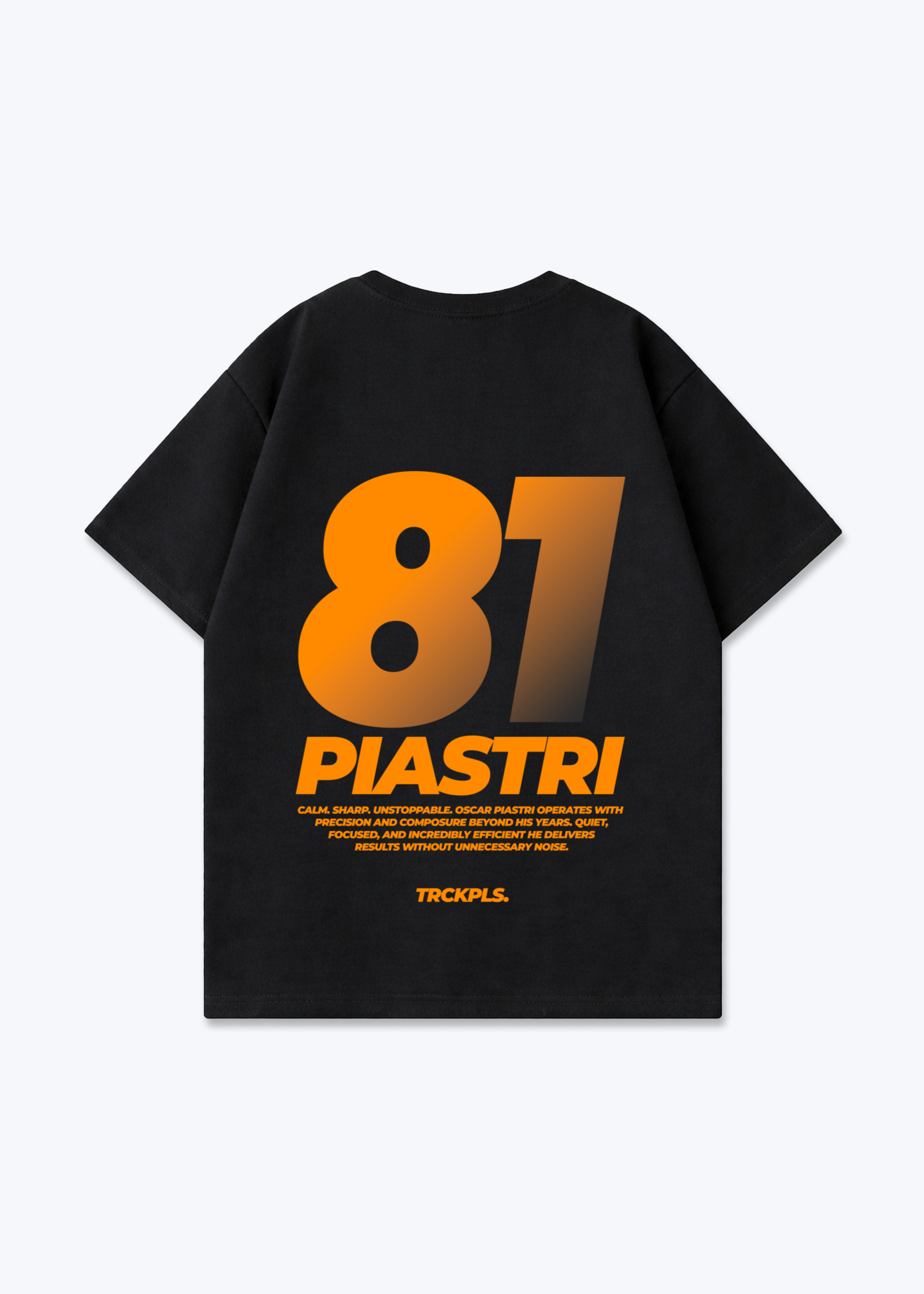 Piastri Oversized Shirt - Black Back (Designed)