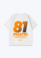 Piastri Oversized Shirt - White Back (Designed)