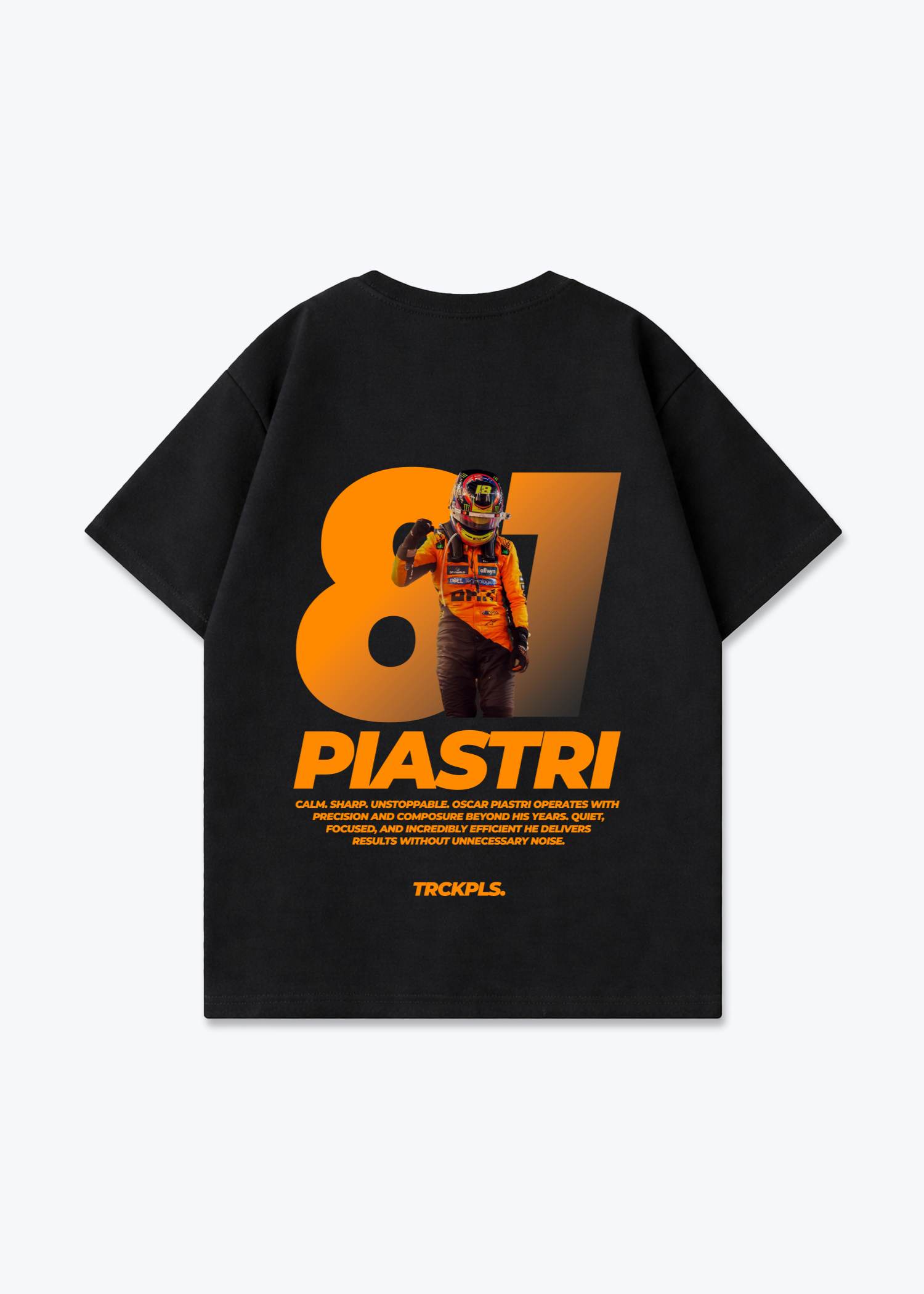 Piastri Oversized Shirt - Black Back (Designed)