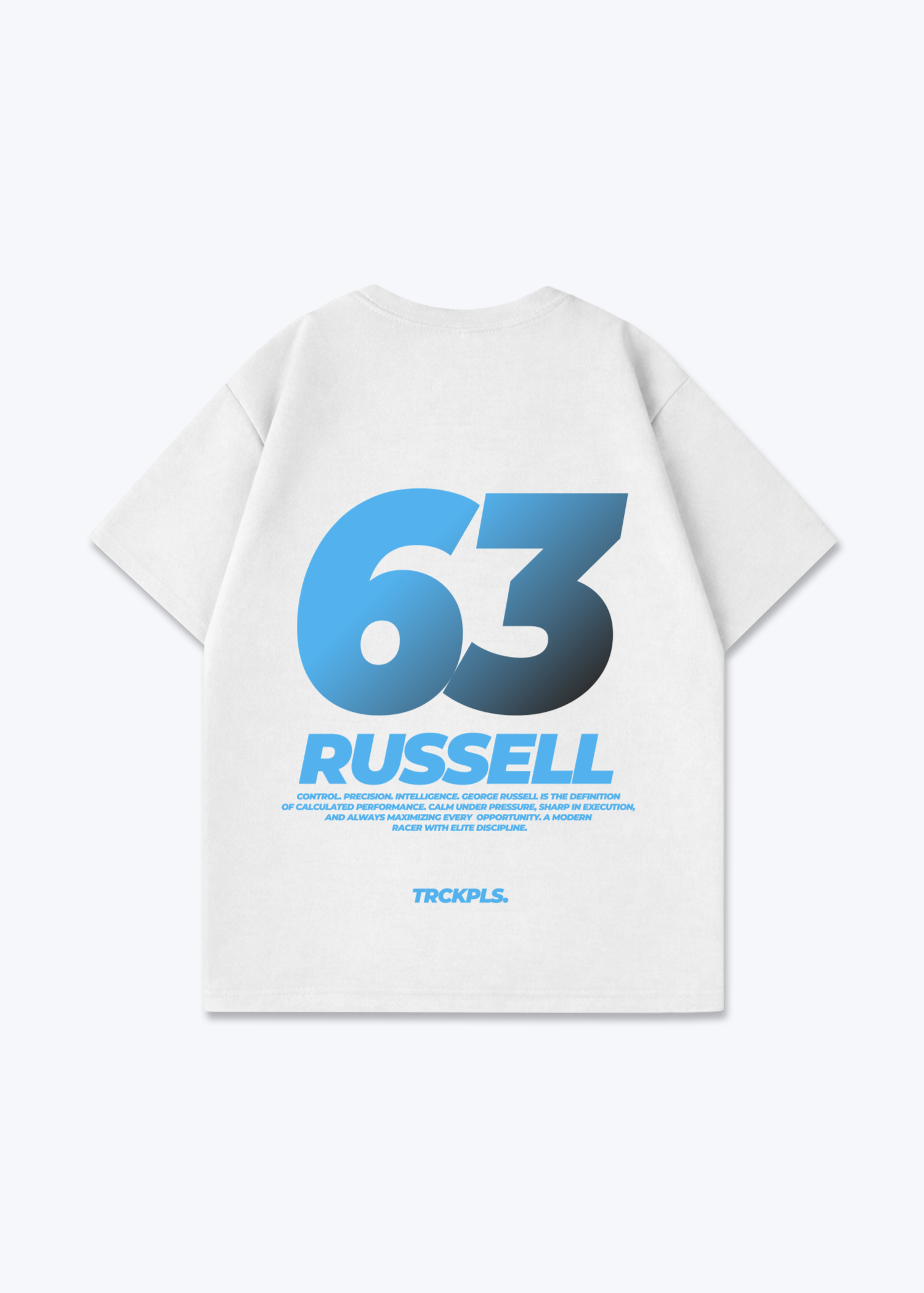 Russell Oversized Shirt - White Back (Designed)