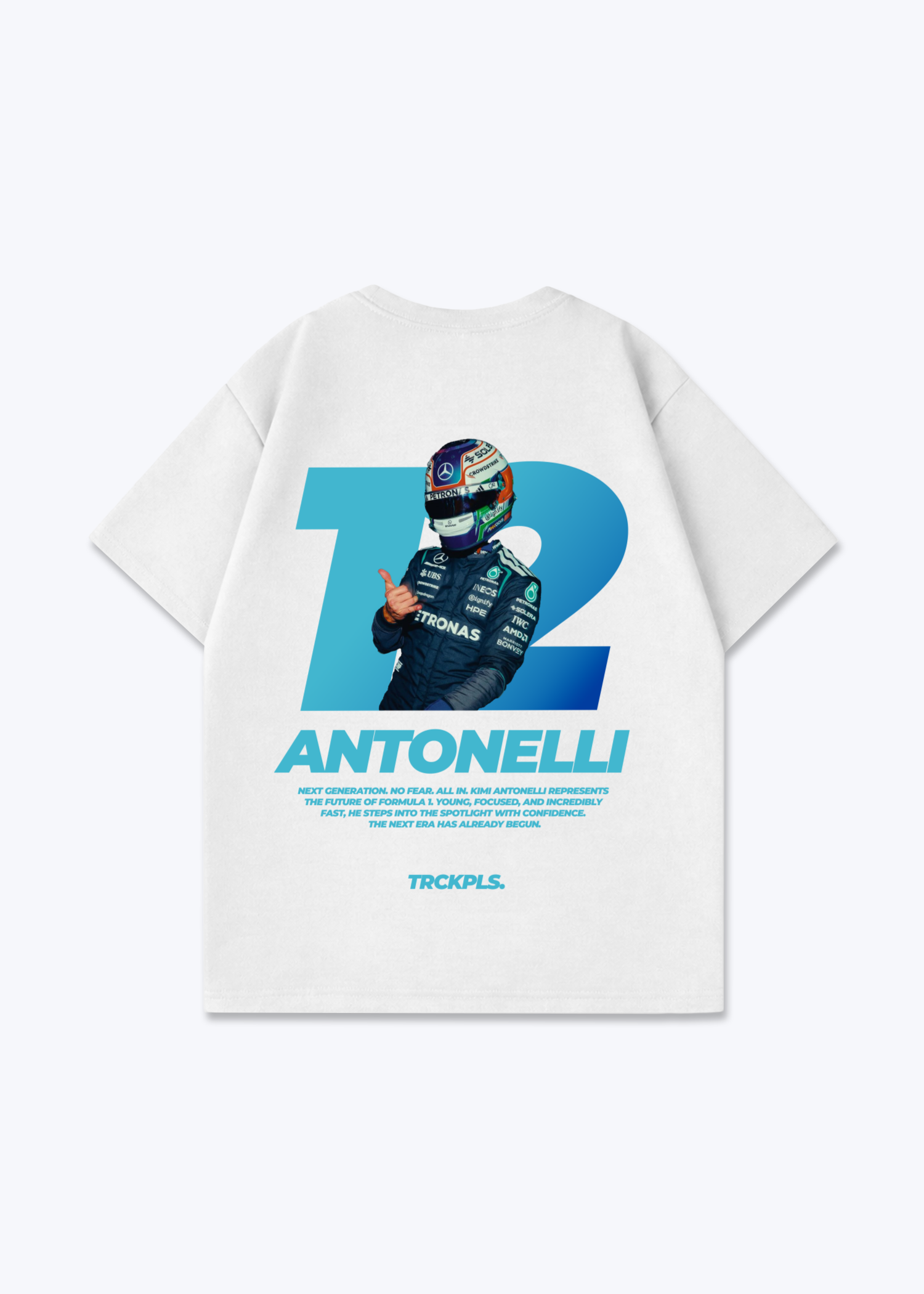 Antonelli Oversized Shirt - White Back (Designed)