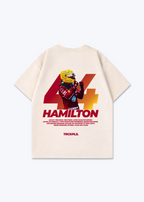 Hamilton Oversized Shirt - Beige Back (Designed)