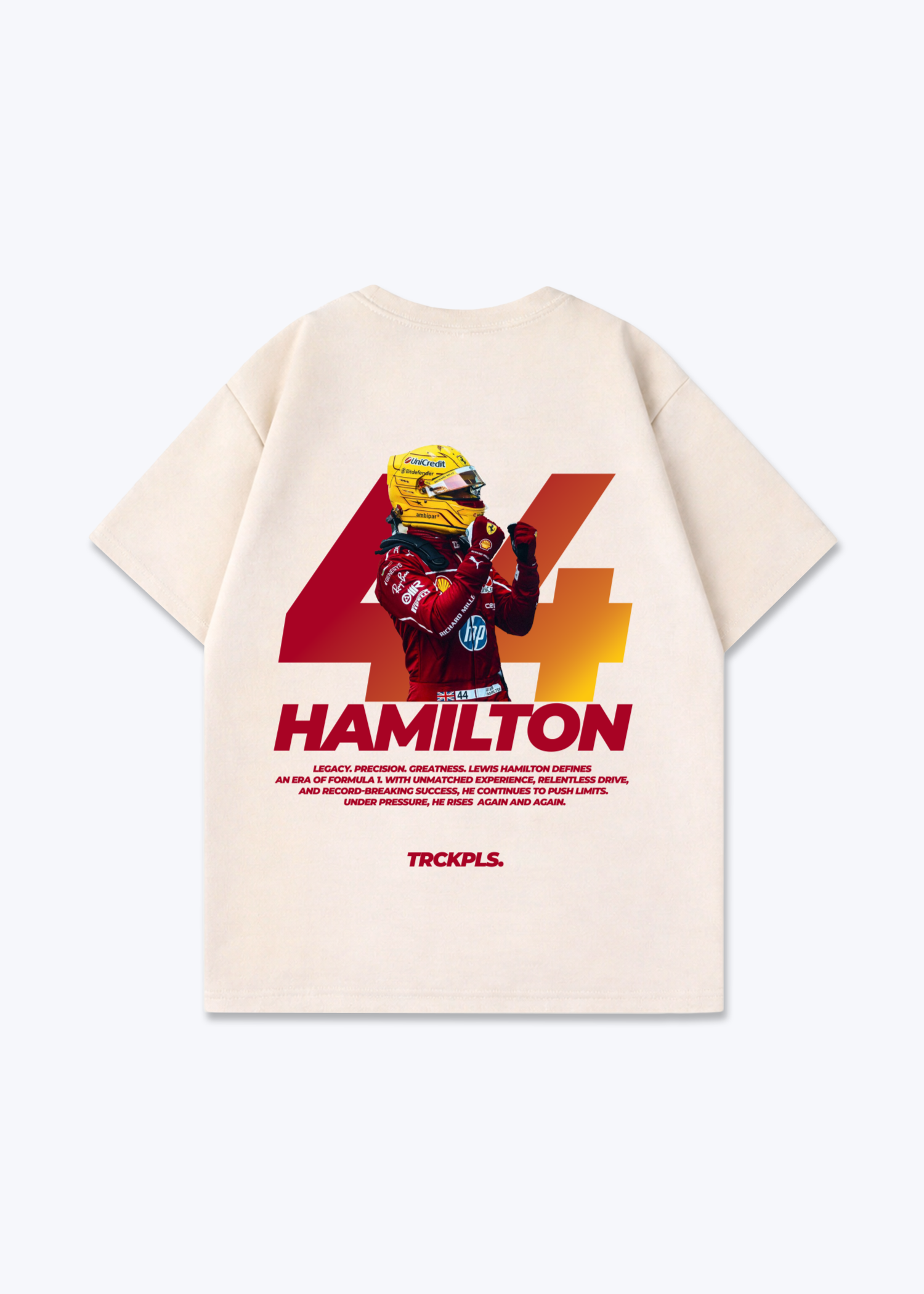 Hamilton Oversized Shirt - Beige Back (Designed)