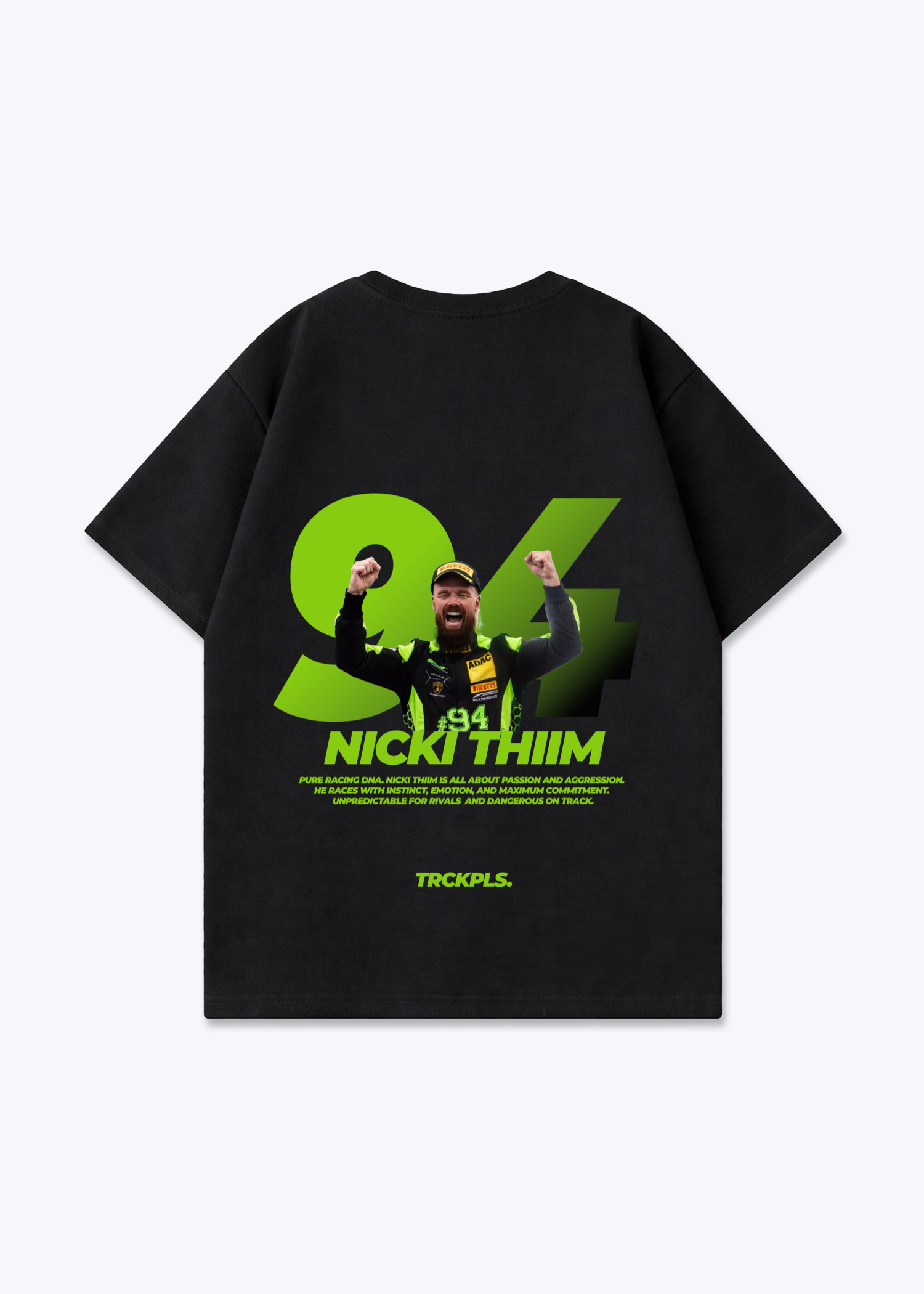 Nicki Thiim Oversized Shirt - Black Back (Designed)