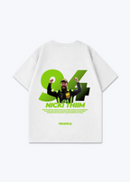 Nicki Thiim Oversized Shirt - White Back (Designed)