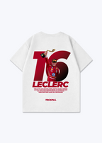 Leclerc Oversized Shirt - White Back (Designed)