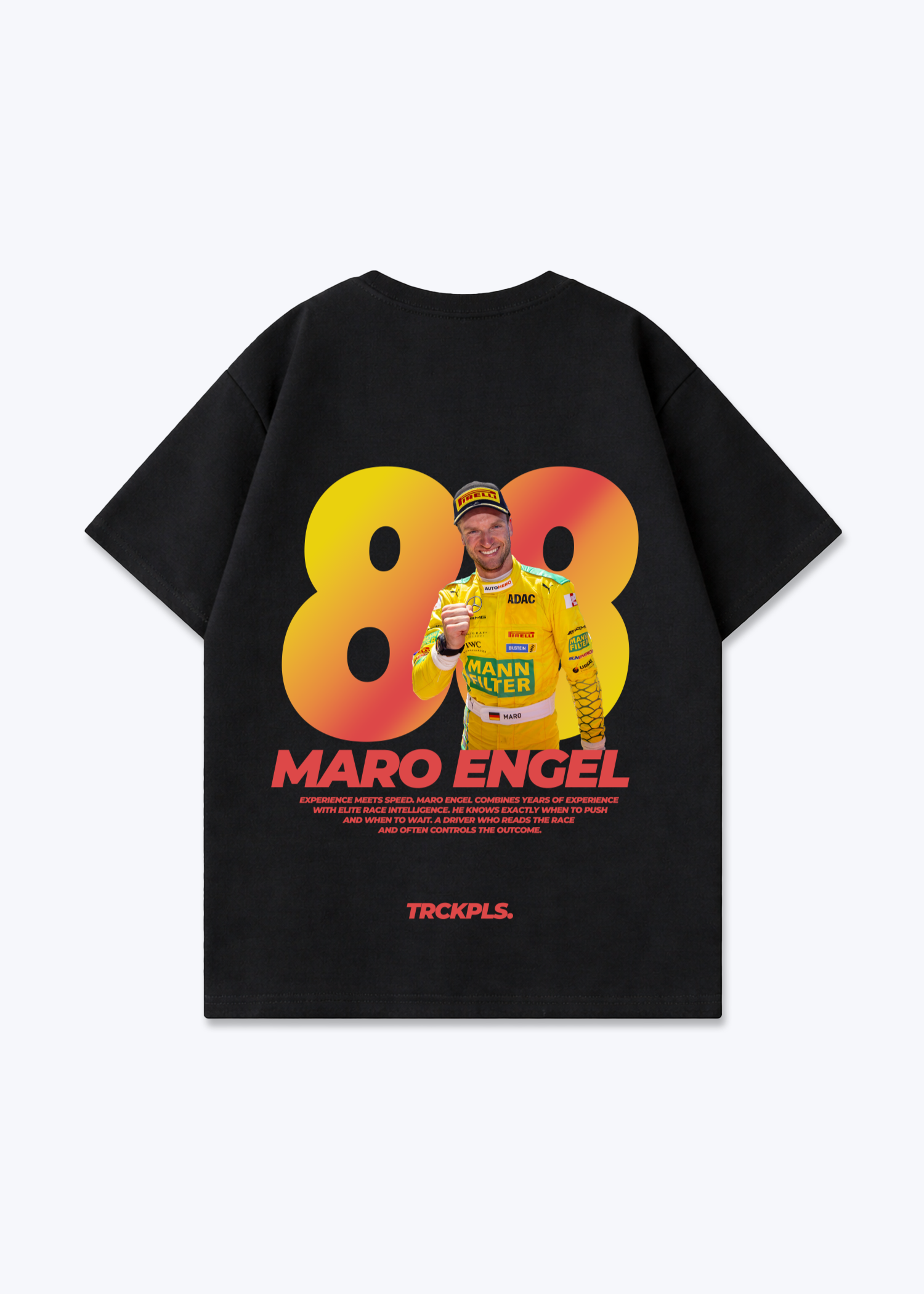 Mario Engel Oversized Shirt - Black Back (Designed)