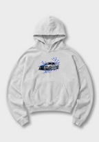 Skyline Oversized Hoodie - White Front (Designed)